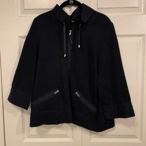 TanJay black‎ zip up sweater